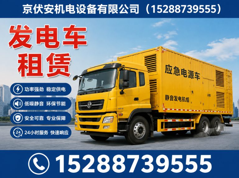 济宁应急发电机出租展示图